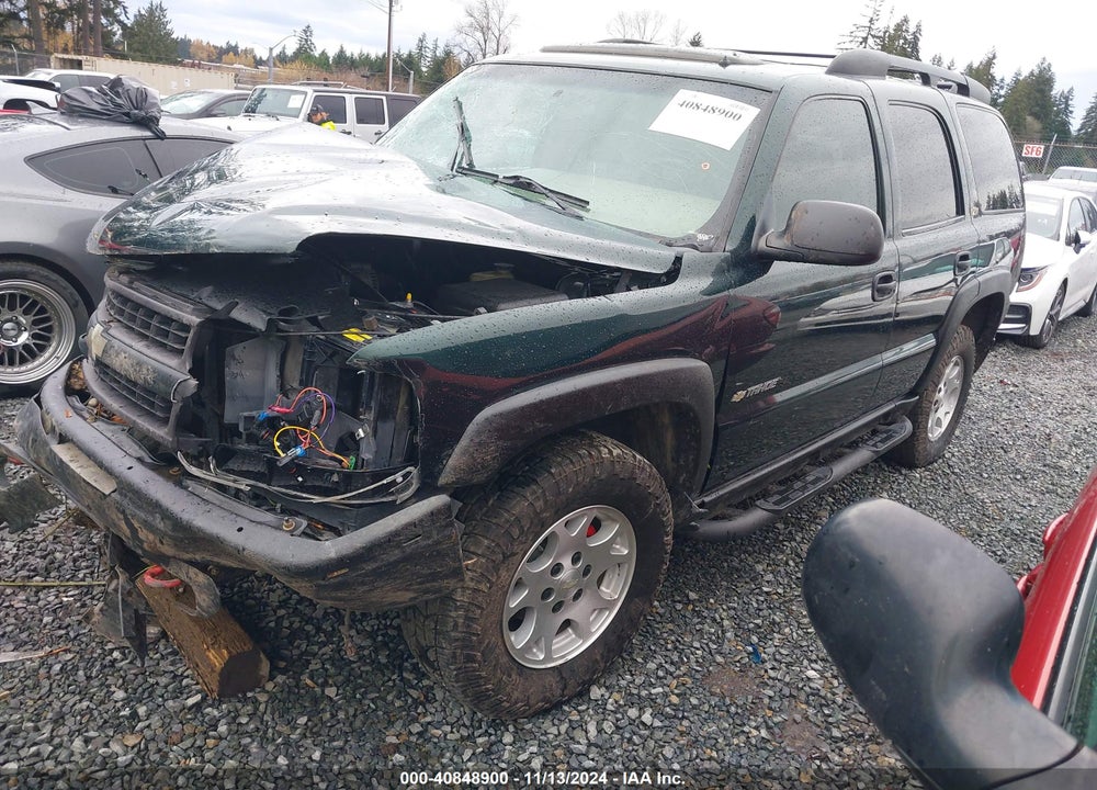 2002 CHEVROLET TAHOE Z71 VIN: 1GNEK13T12R241938
