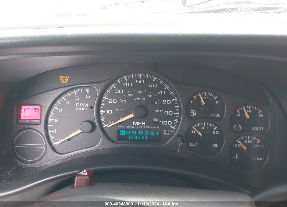 2002 CHEVROLET TAHOE Z71 VIN: 1GNEK13T12R241938