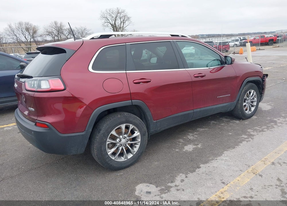 2019 JEEP CHEROKEE LATITUDE PLUS 4X4 VIN: 1C4PJMLB9KD236030