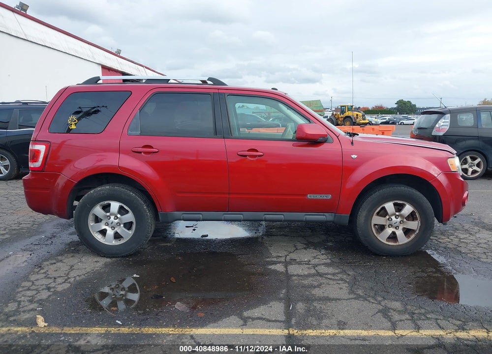 2008 FORD ESCAPE LIMITED VIN: 1FMCU94148KE02320