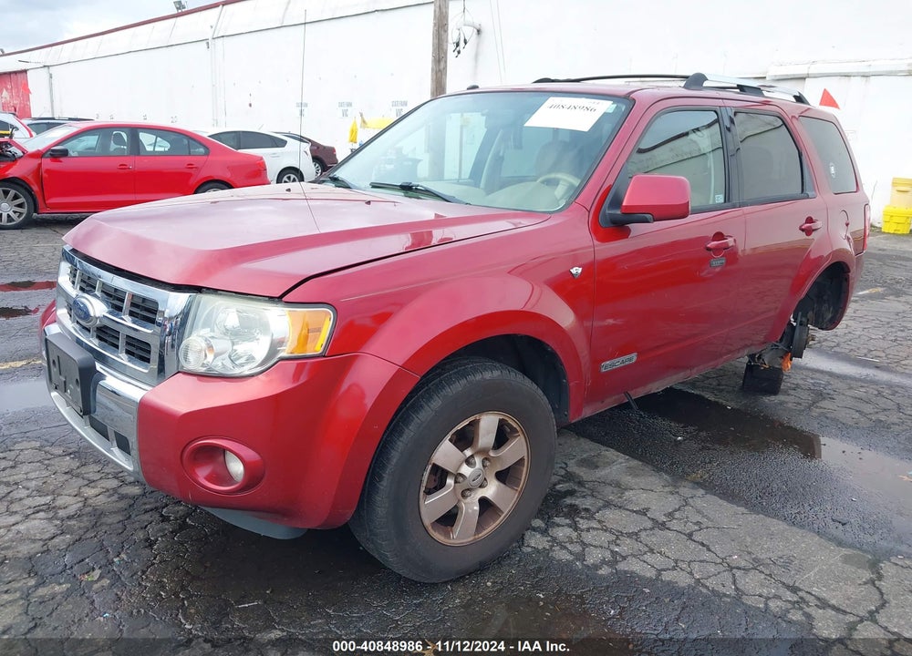 2008 FORD ESCAPE LIMITED VIN: 1FMCU94148KE02320
