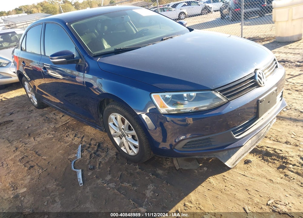 2012 VOLKSWAGEN JETTA 2.5L SE VIN: 3VWDP7AJ3CM418080