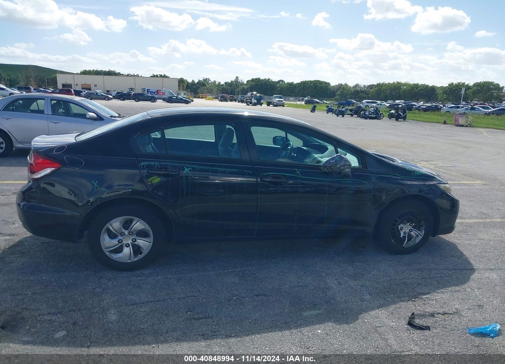 2015 HONDA CIVIC LX VIN: 19XFB2F50FE057124