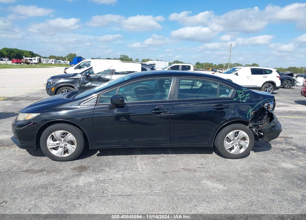 2015 HONDA CIVIC LX VIN: 19XFB2F50FE057124