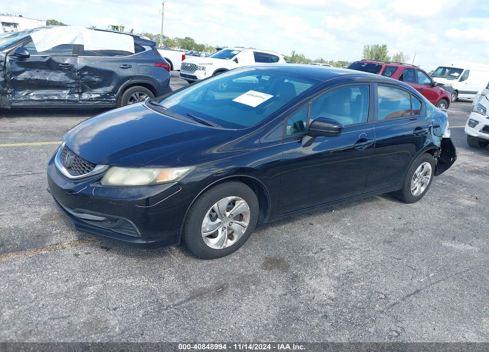 2015 HONDA CIVIC LX VIN: 19XFB2F50FE057124
