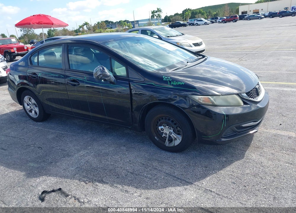 2015 HONDA CIVIC LX VIN: 19XFB2F50FE057124