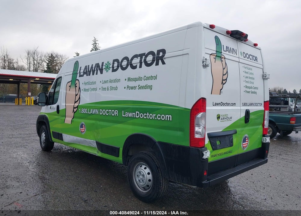 2023 RAM PROMASTER 3500 HIGH ROOF 159 WB VIN: 3C6MRVHG5PE560403