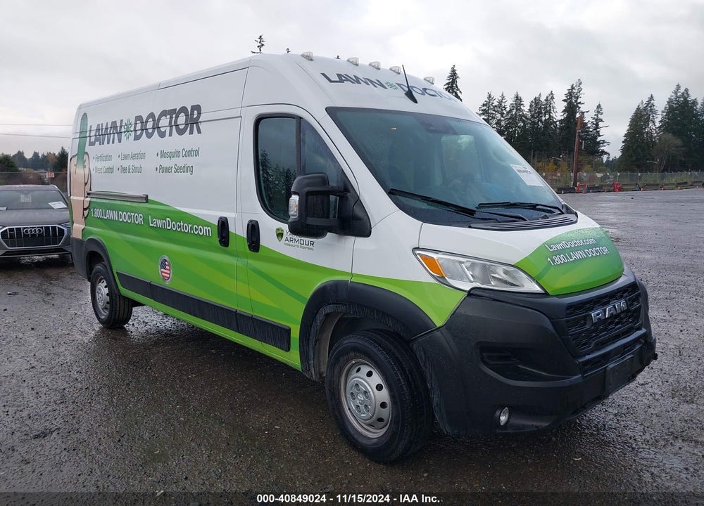 2023 RAM PROMASTER 3500 HIGH ROOF 159 WB VIN: 3C6MRVHG5PE560403