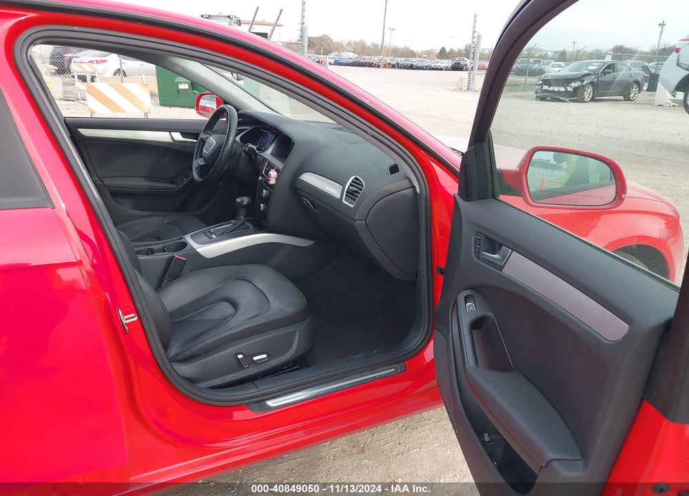 2013 AUDI A4 2.0T PREMIUM VIN: WAUBFAFL3DA160899