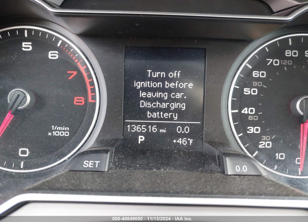 2013 AUDI A4 2.0T PREMIUM VIN: WAUBFAFL3DA160899