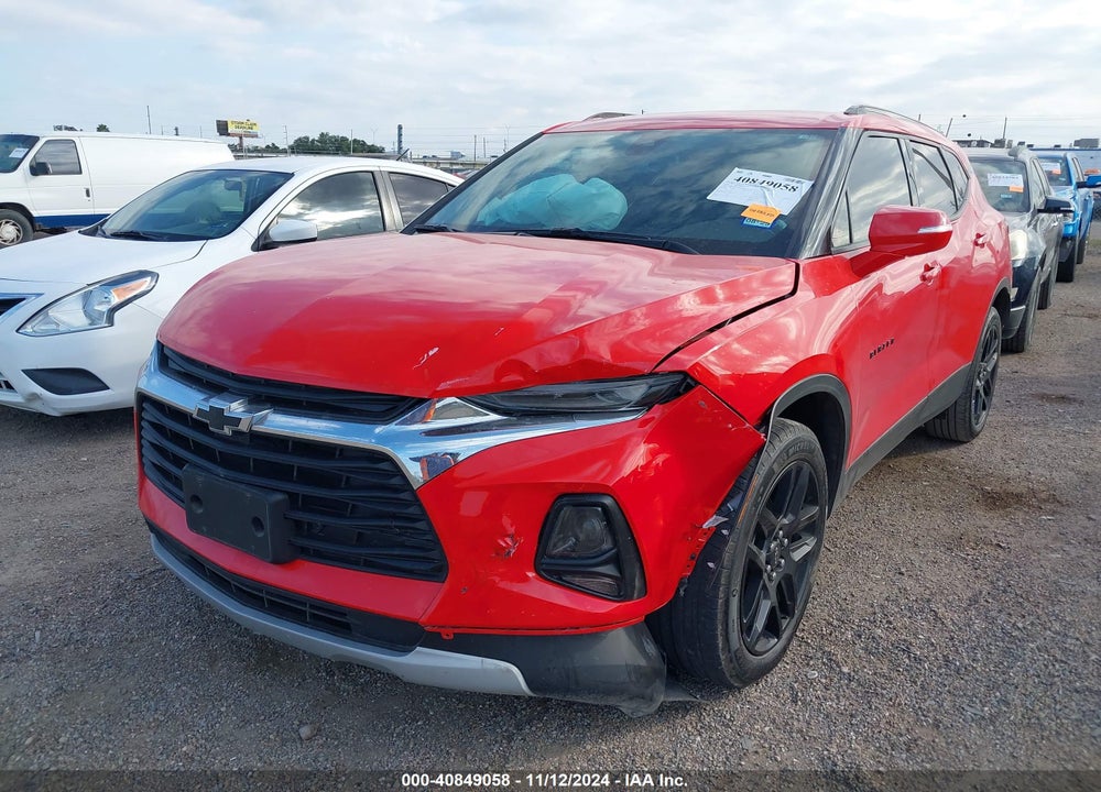 2022 CHEVROLET BLAZER FWD 2LT VIN: 3GNKBCR4XNS196515