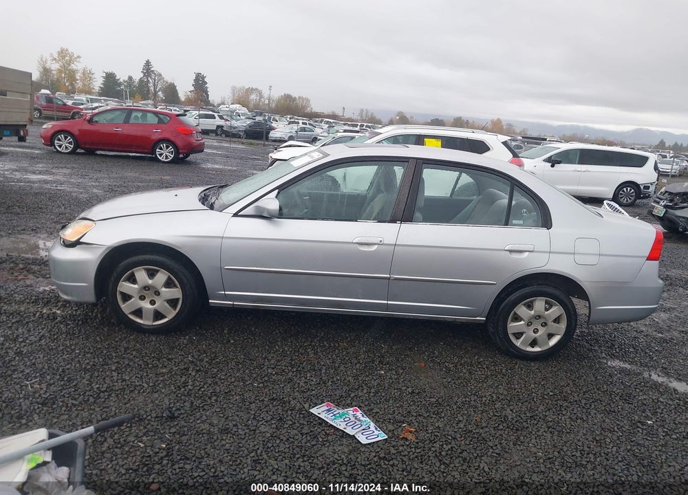 2002 HONDA CIVIC EX VIN: 2HGES26792H584317
