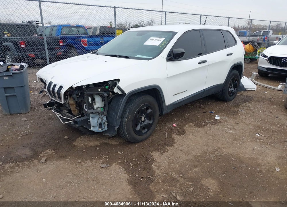 2017 JEEP CHEROKEE SPORT 4X4 VIN: 1C4PJMAS9HW631454
