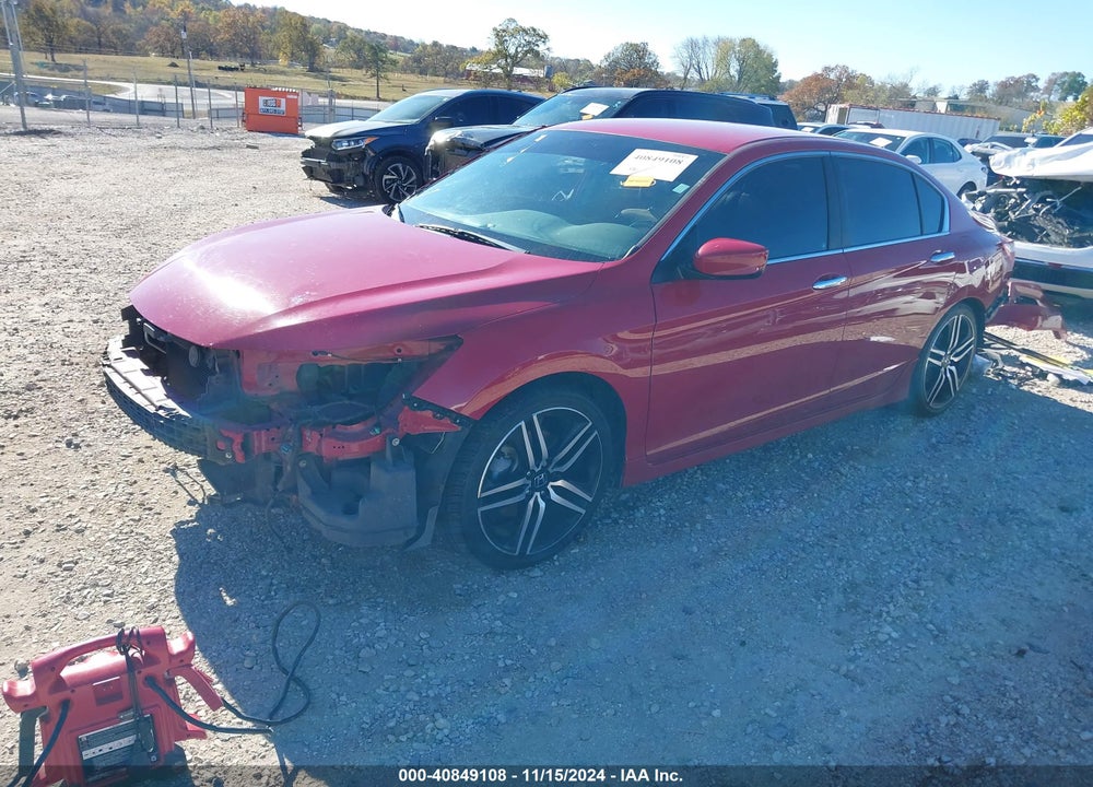 2016 HONDA ACCORD SPORT VIN: 1HGCR2F51GA228192