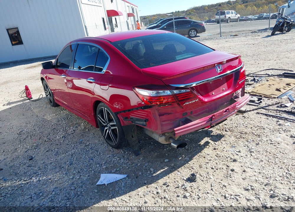 2016 HONDA ACCORD SPORT VIN: 1HGCR2F51GA228192