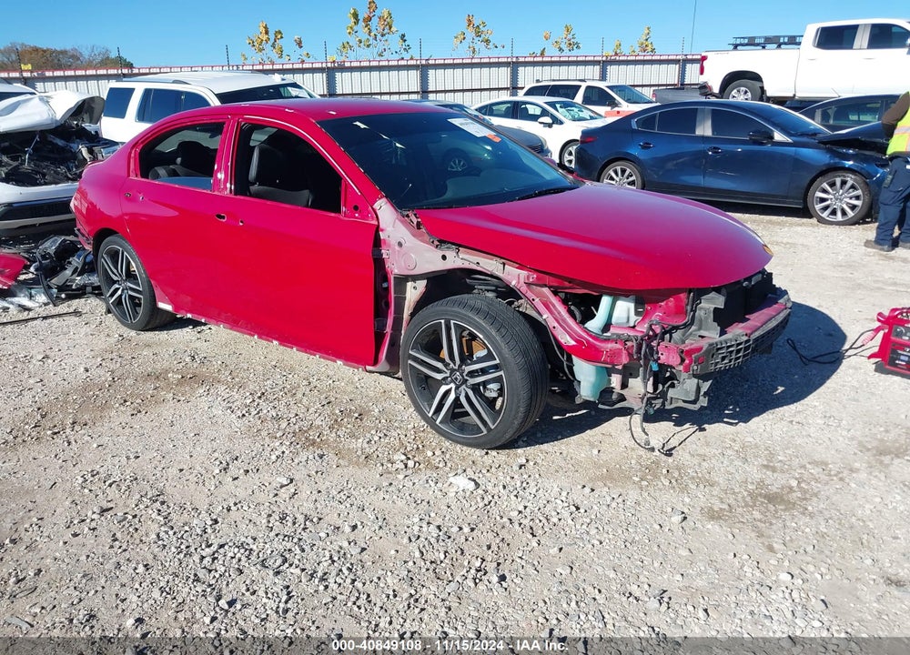 2016 HONDA ACCORD SPORT VIN: 1HGCR2F51GA228192
