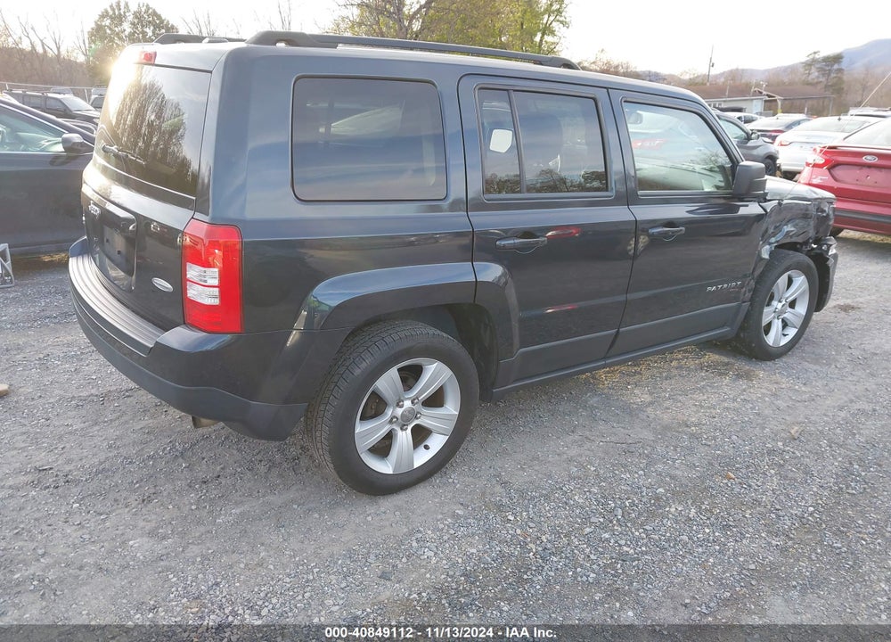 2016 JEEP PATRIOT LATITUDE VIN: 1C4NJRFB0GD500954