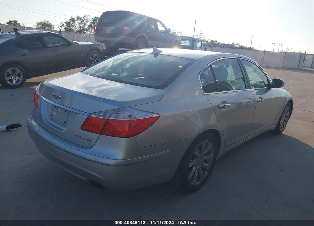 2011 HYUNDAI GENESIS 3.8 VIN: KMHGC4DE4BU122709