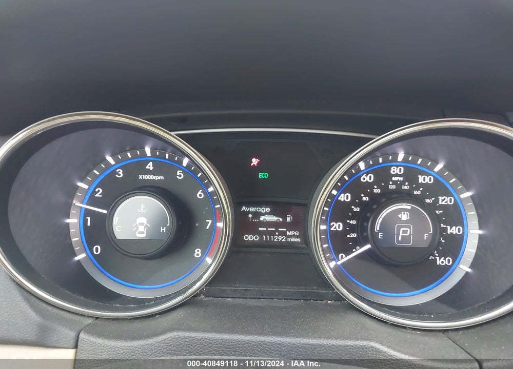 2013 HYUNDAI SONATA GLS VIN: 5NPEB4AC1DH553121