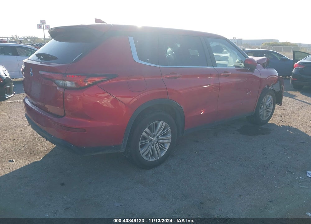 2022 MITSUBISHI OUTLANDER VIN: JA4J3TA85NZ082645