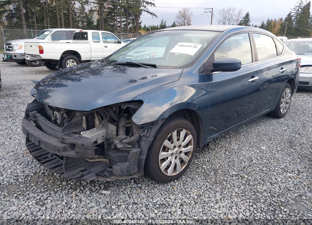 2014 NISSAN SENTRA SV VIN: 3N1AB7AP1EL656739