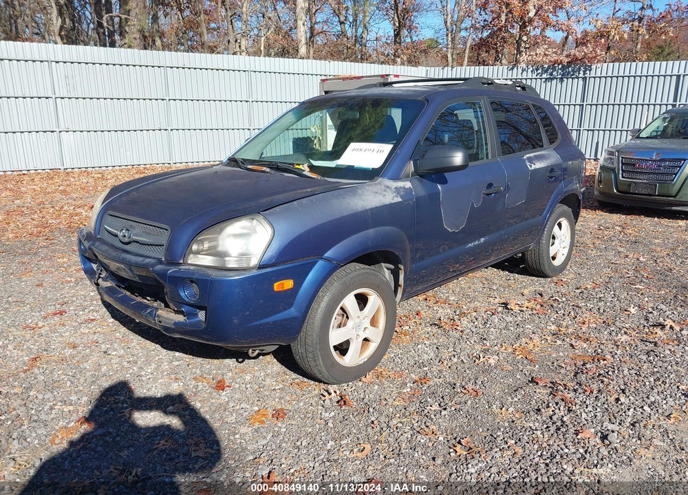 2005 HYUNDAI TUCSON GL VIN: KM8JM12B35U189350