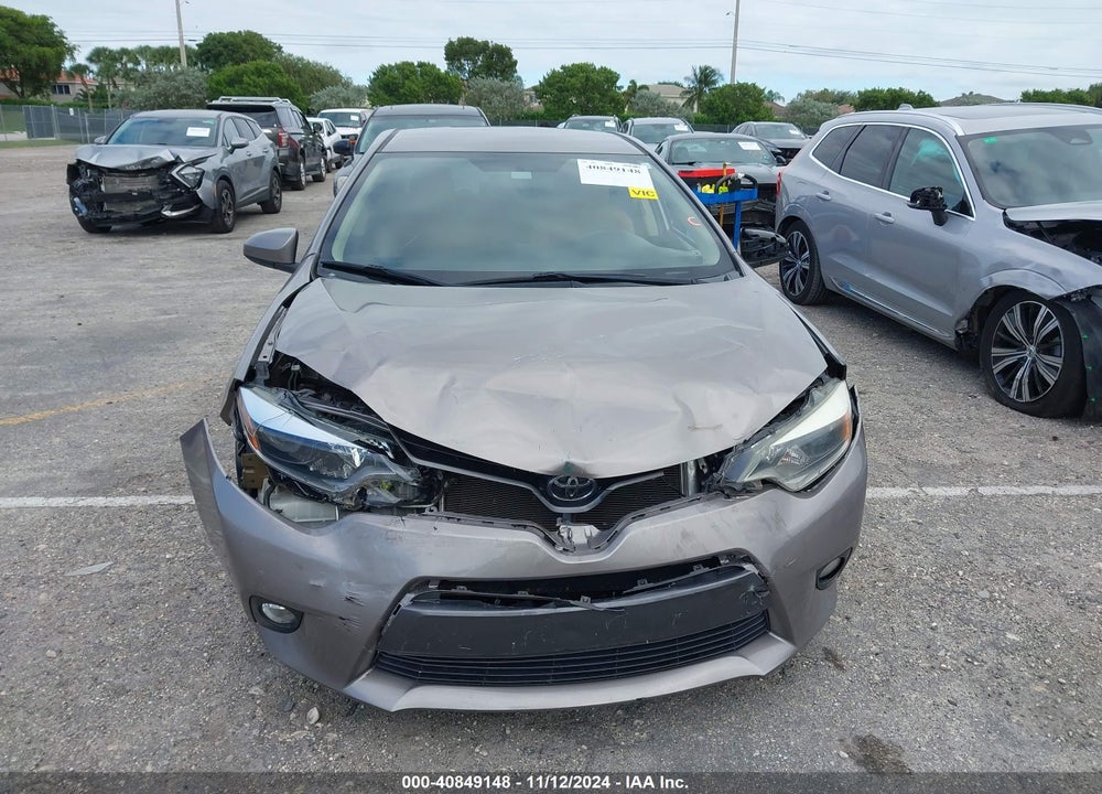2015 TOYOTA COROLLA LE PLUS VIN: 2T1BURHE1FC304860
