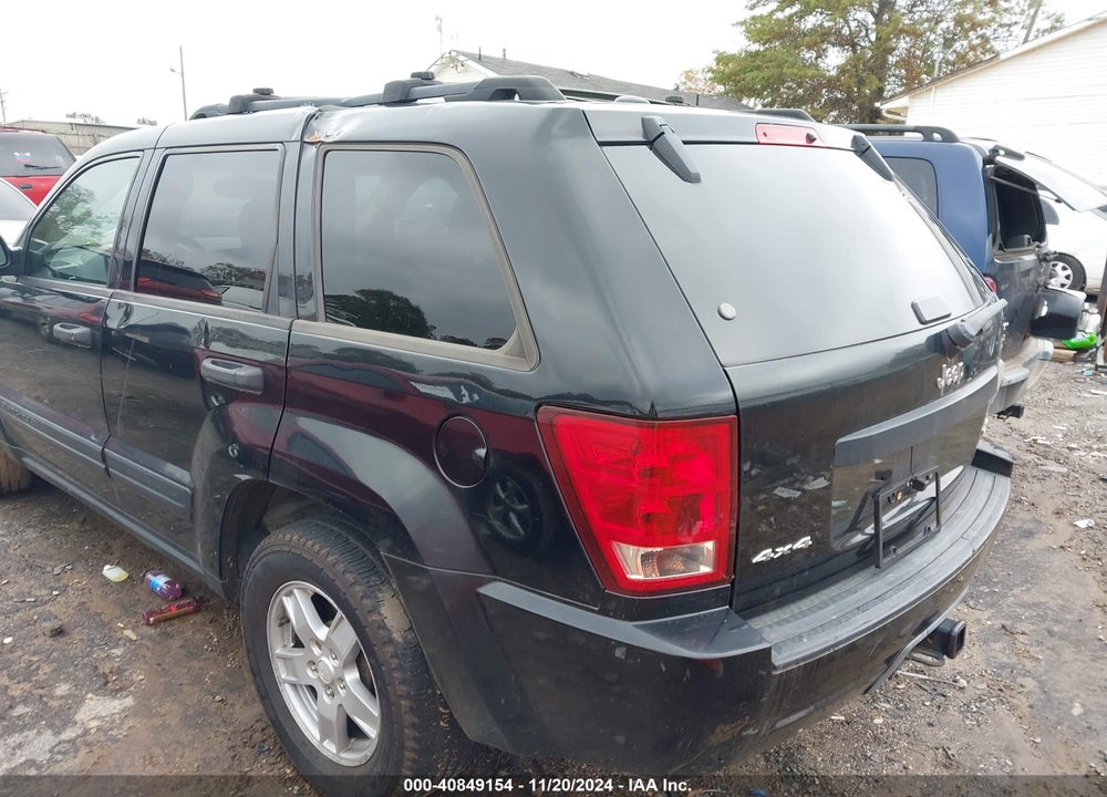 2005 JEEP GRAND CHEROKEE LAREDO VIN: 1J4HR48N65C709094
