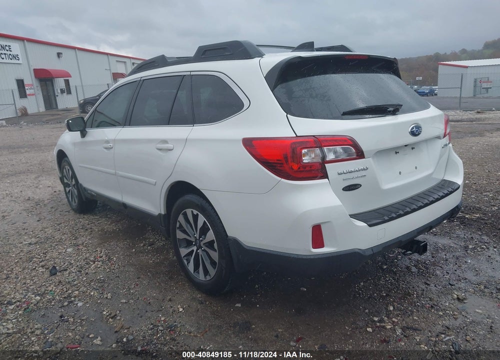 2016 SUBARU OUTBACK 2.5I LIMITED VIN: 4S4BSBNC9G3354783