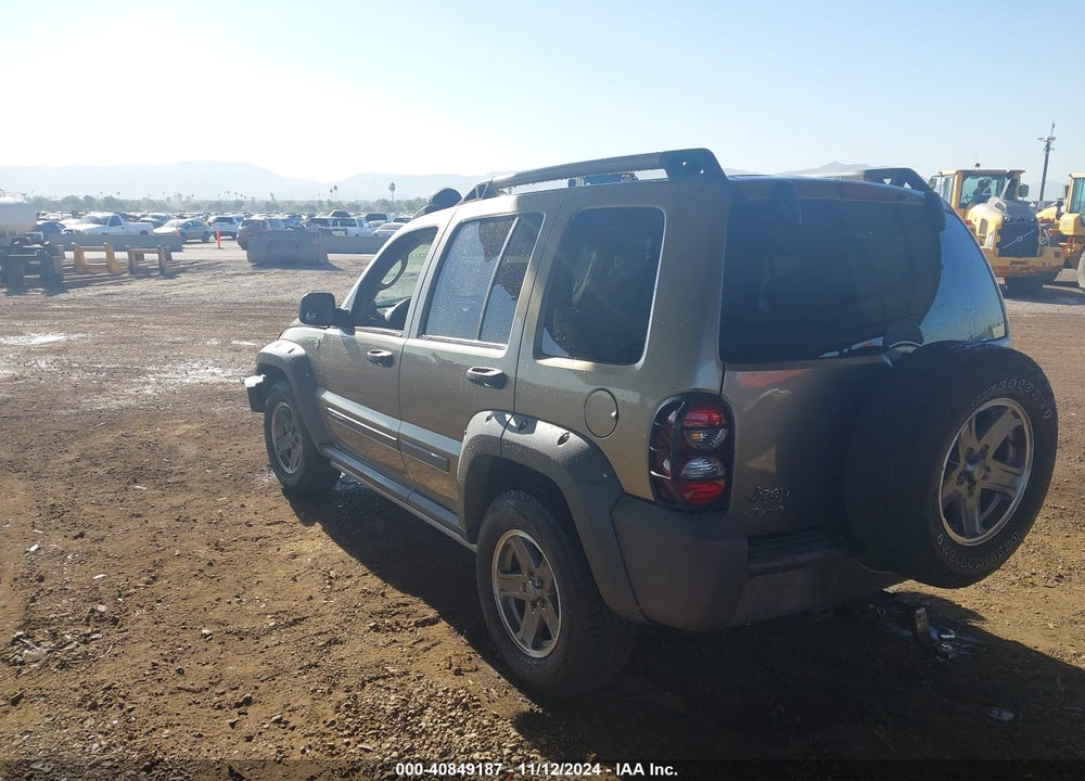 2005 JEEP LIBERTY RENEGADE VIN: 1J4GL38K05W593869
