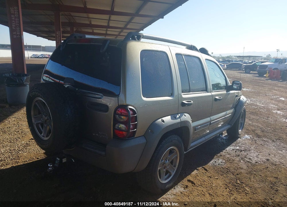 2005 JEEP LIBERTY RENEGADE VIN: 1J4GL38K05W593869