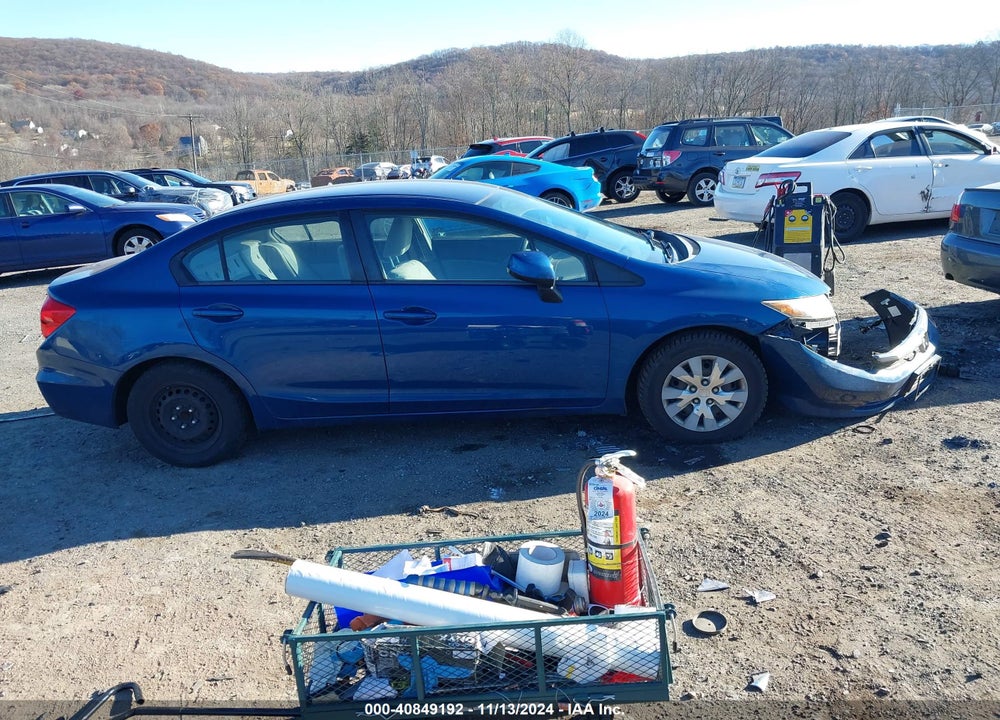 2012 HONDA CIVIC LX VIN: 19XFB2F5XCE326905