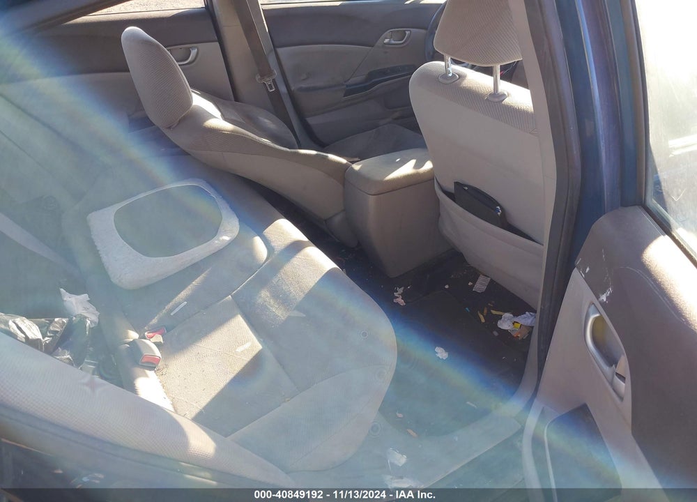 2012 HONDA CIVIC LX VIN: 19XFB2F5XCE326905