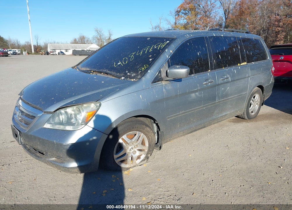 2006 HONDA ODYSSEY EX-L VIN: 5FNRL38736B005849