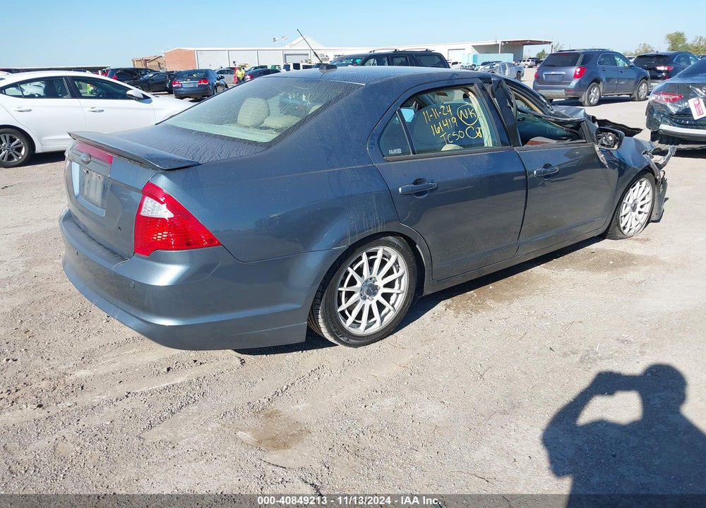 2011 FORD FUSION SEL VIN: 3FAHP0JGXBR220930