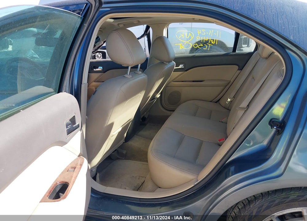 2011 FORD FUSION SEL VIN: 3FAHP0JGXBR220930