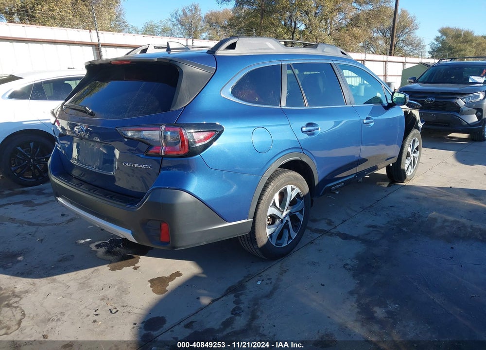 2022 SUBARU OUTBACK LIMITED VIN: 4S4BTANC1N3209631