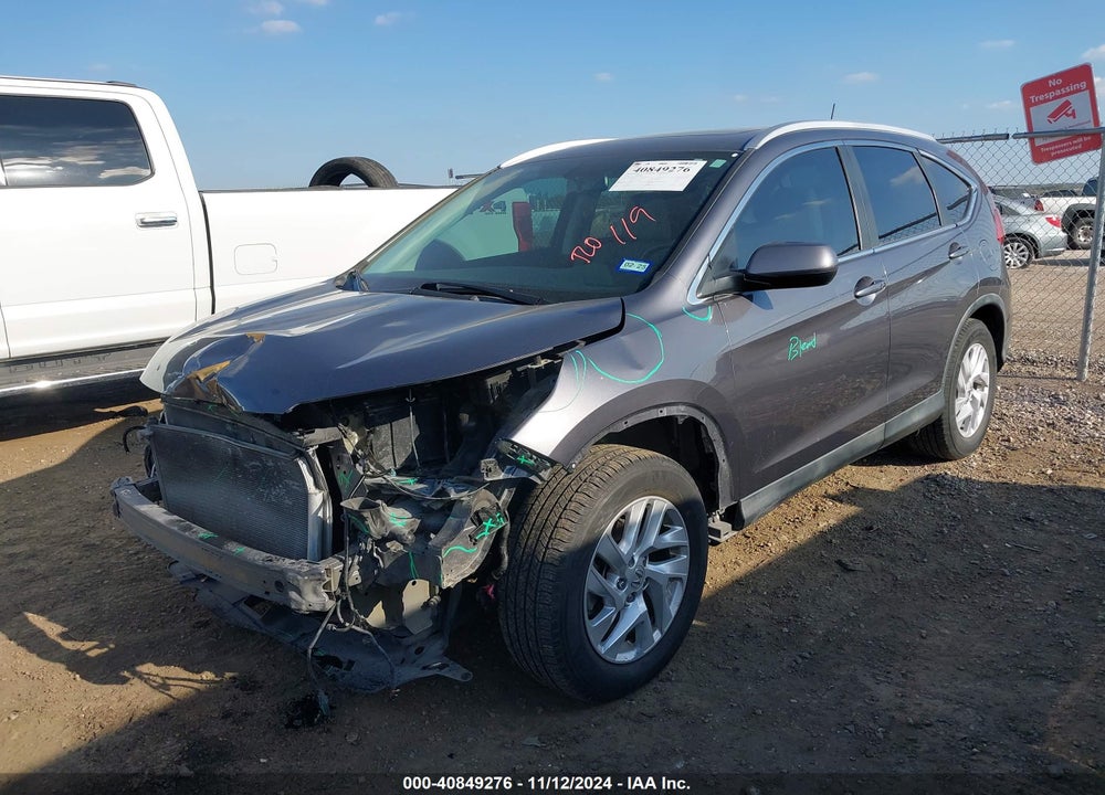 2016 HONDA CR-V EX-L VIN: 2HKRM3H75GH519119