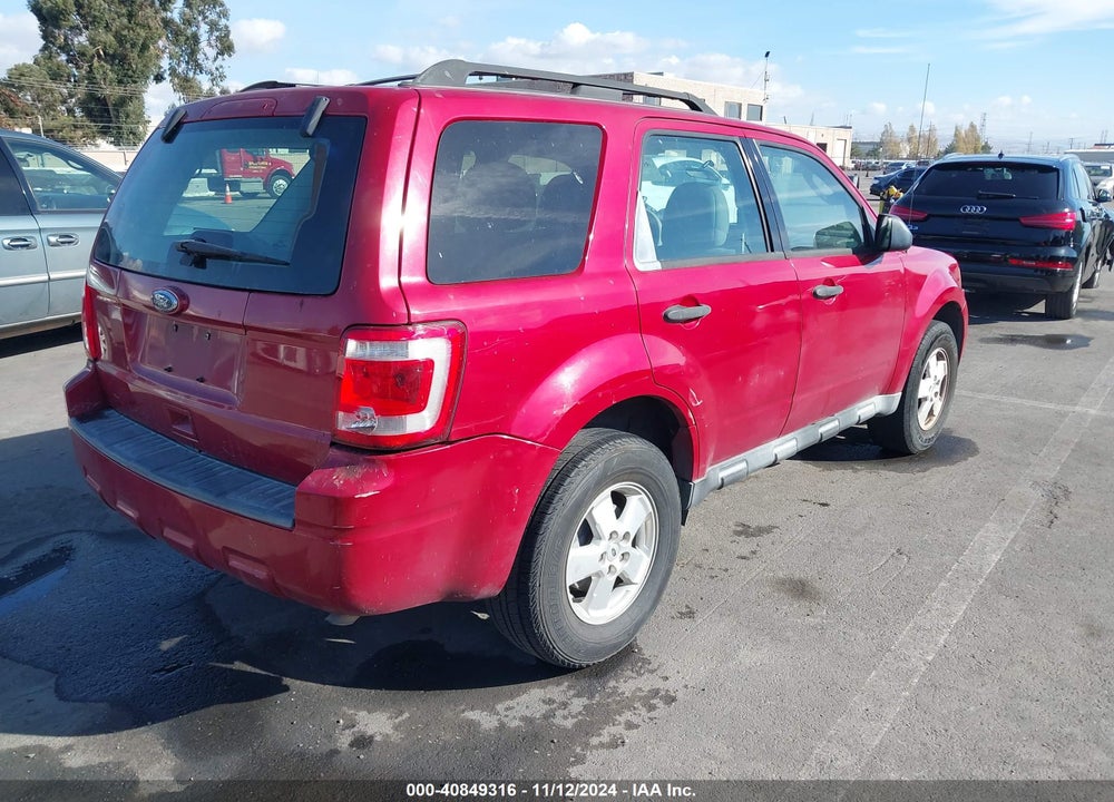 2011 FORD ESCAPE XLS VIN: 1FMCU9C7XBKA62779