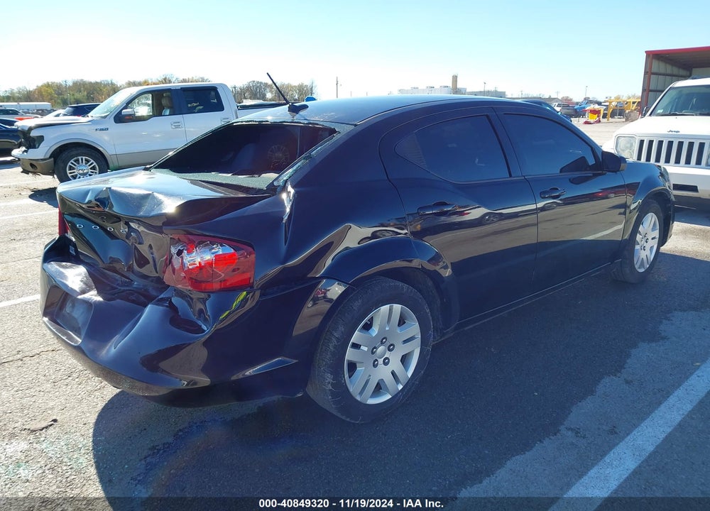 2014 DODGE AVENGER SE VIN: 1C3CDZAB4EN196240