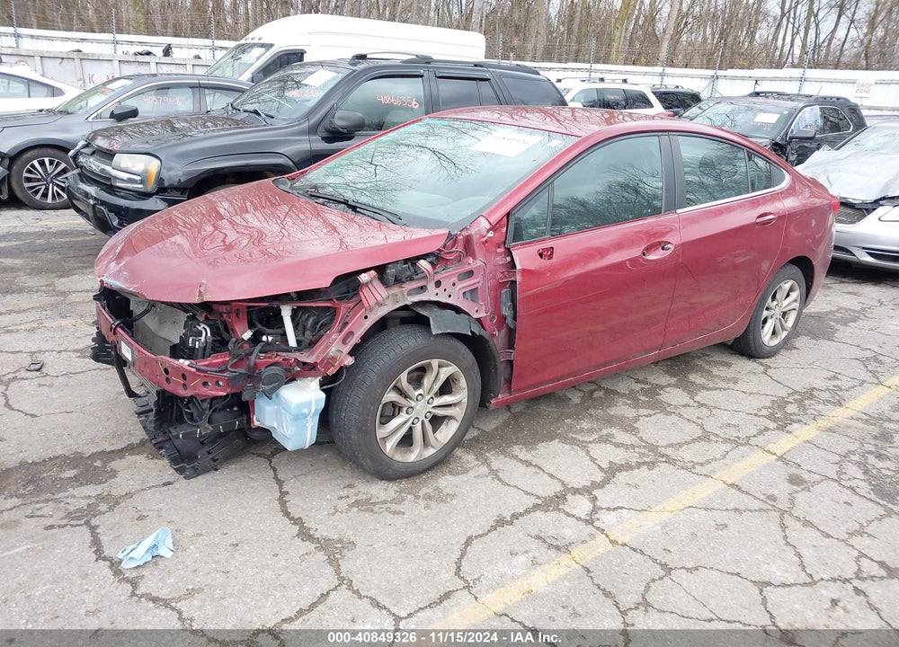 2019 CHEVROLET CRUZE LT VIN: 1G1BE5SM4K7141874