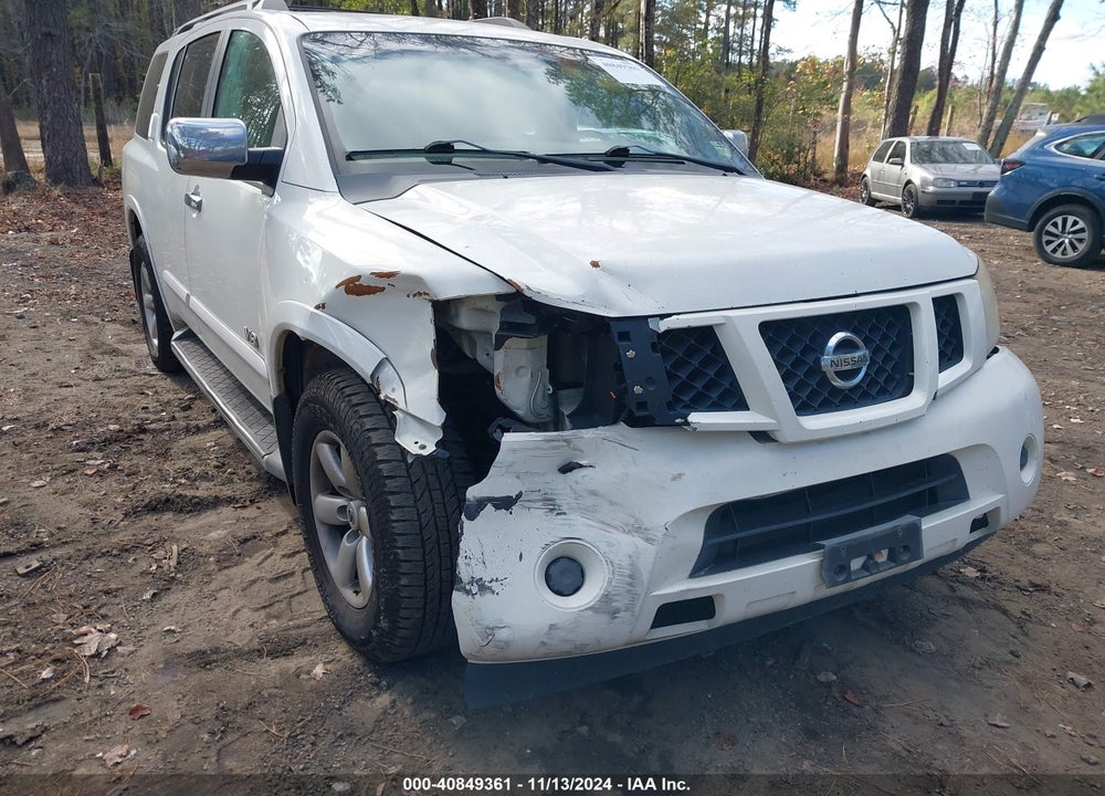 2008 NISSAN ARMADA SE VIN: 5N1BA08DX8N618305
