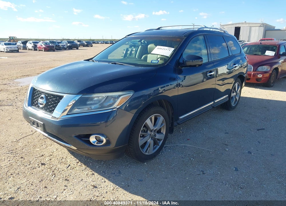2013 NISSAN PATHFINDER PLATINUM VIN: 5N1AR2MN2DC642361
