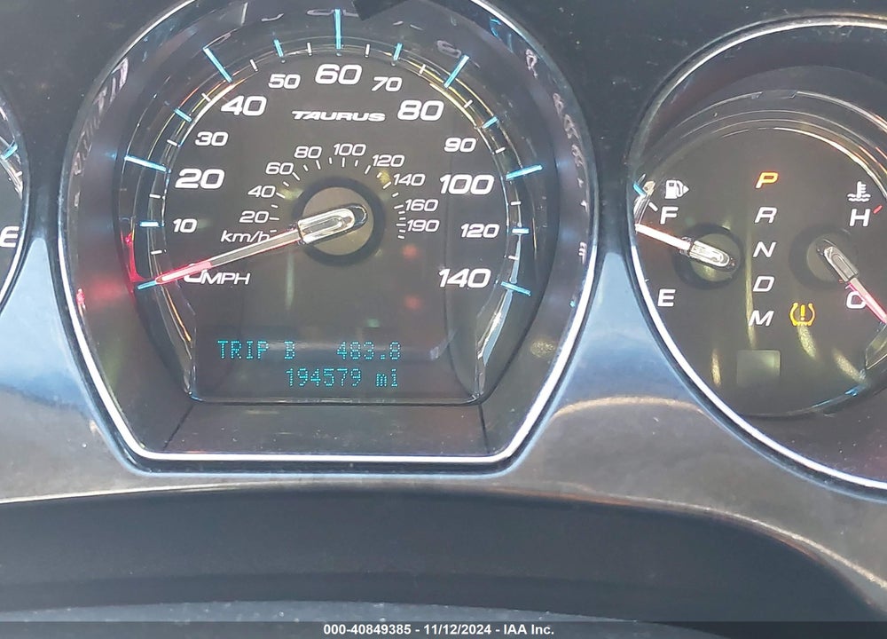 2011 FORD TAURUS LIMITED VIN: 1FAHP2JW7BG183734