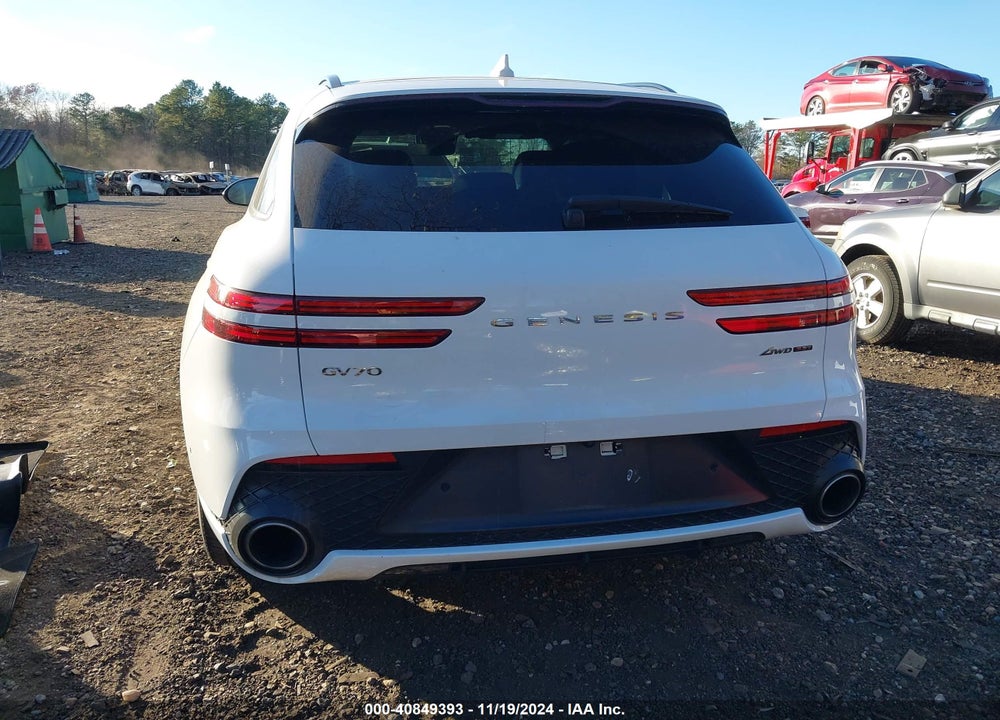 2022 GENESIS GV70 3.5T AWD SPORT VIN: KMUMCDTC8NU041043