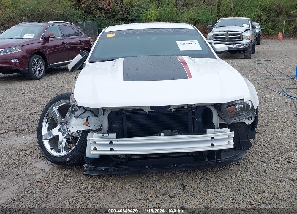 2012 FORD MUSTANG GT PREMIUM VIN: 1ZVBP8CFXC5229048