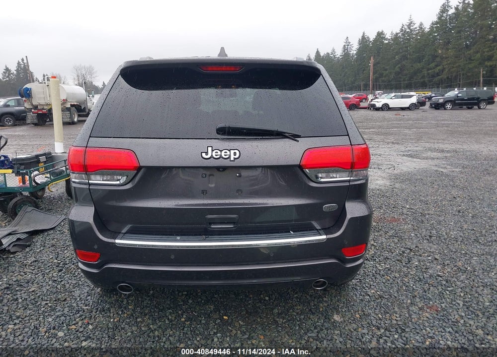 2015 JEEP GRAND CHEROKEE OVERLAND VIN: 1C4RJECG4FC792980