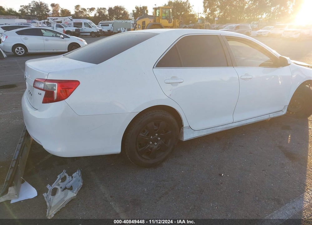 2012 TOYOTA CAMRY LE VIN: 4T1BF1FK7CU536118