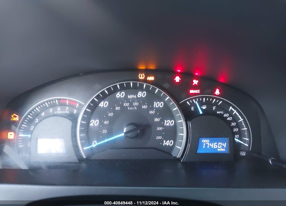 2012 TOYOTA CAMRY LE VIN: 4T1BF1FK7CU536118