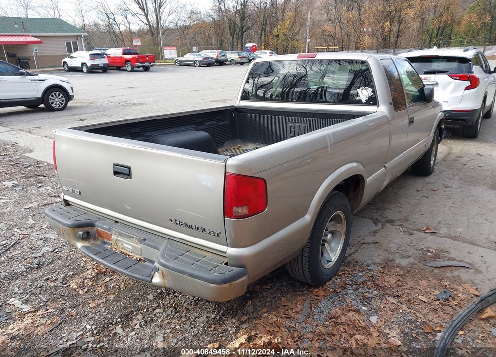 2003 CHEVROLET S-10 LS VIN: 1GCCS19H238119597